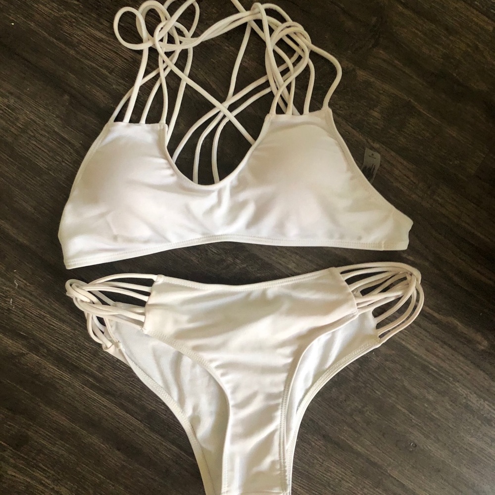 White bikini